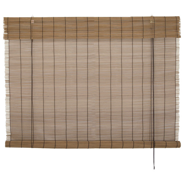 Simple Spaces BRB-48X72F Bamboo Roll Up Blind, 48" x 72"