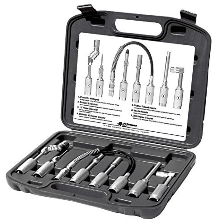 Performance Tool W50049 Grease Gun Access, 7-Piece