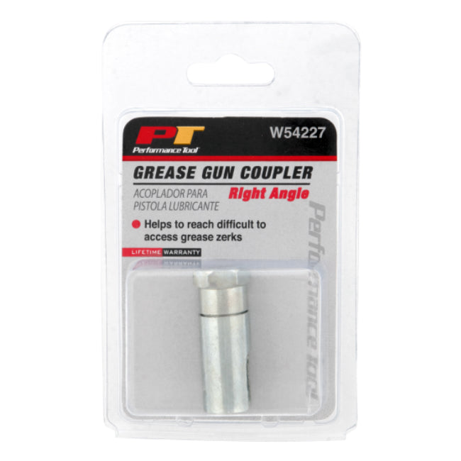 Performance Tool W54227 Grease Coupler for Hand Operated Grease Gun, Right Angle