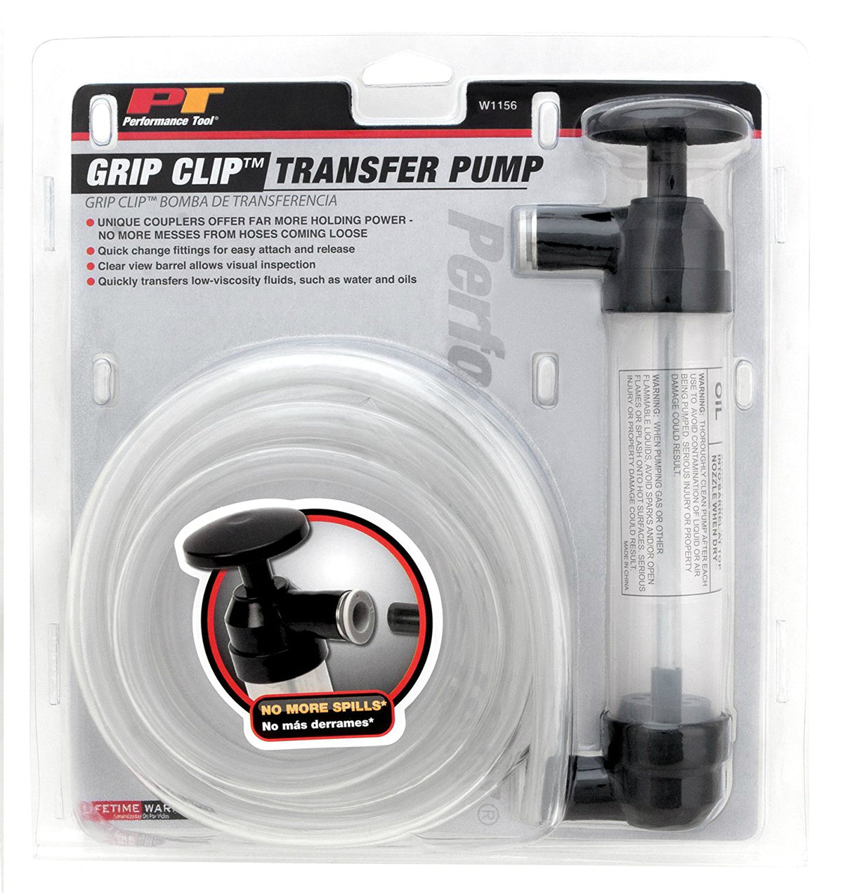 Performance Tool W1156 Grip Clip Transfer Pump