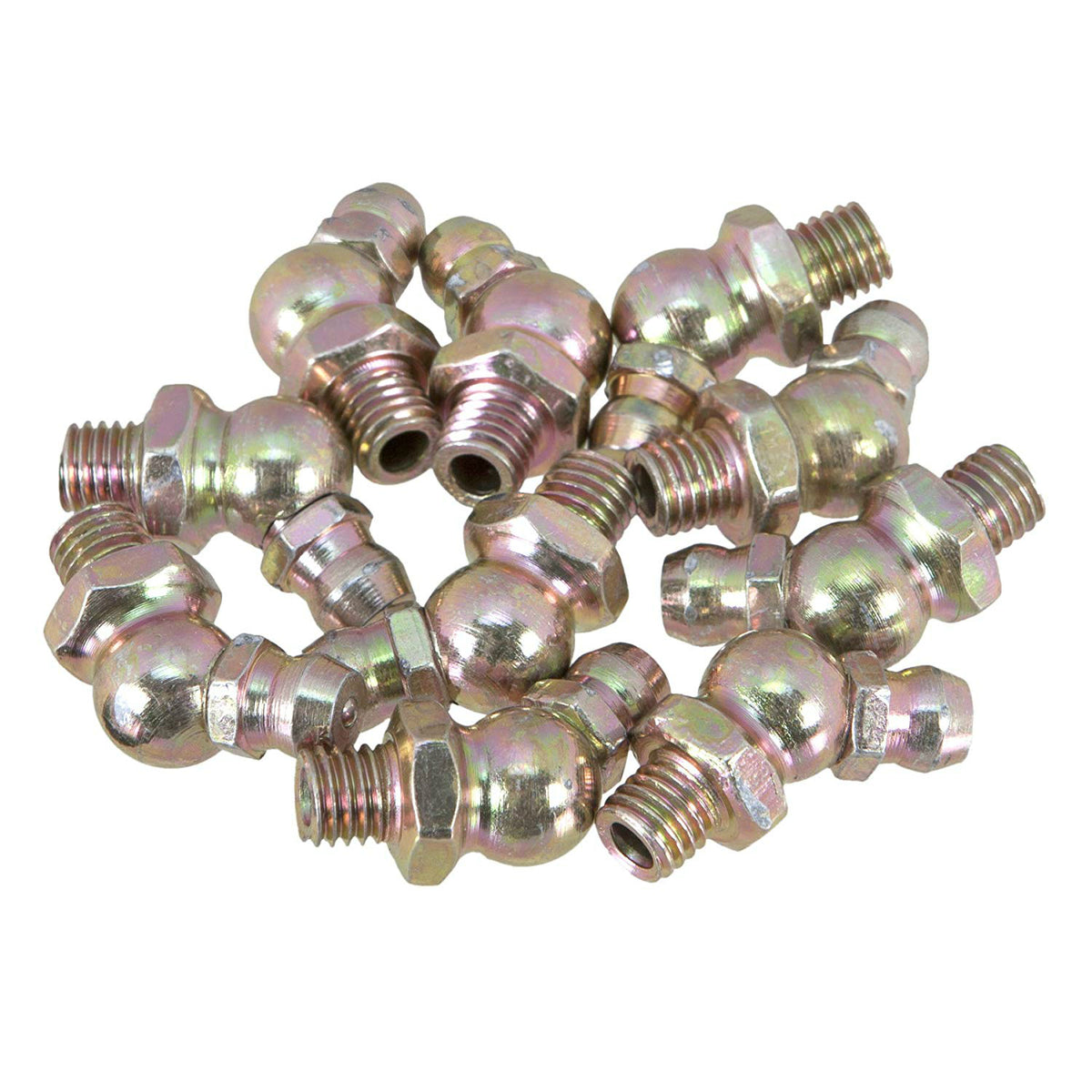 Performance Tool W54245 45-Degree Grease Fitting, 1/4" x 28 Thread, 10-Pack