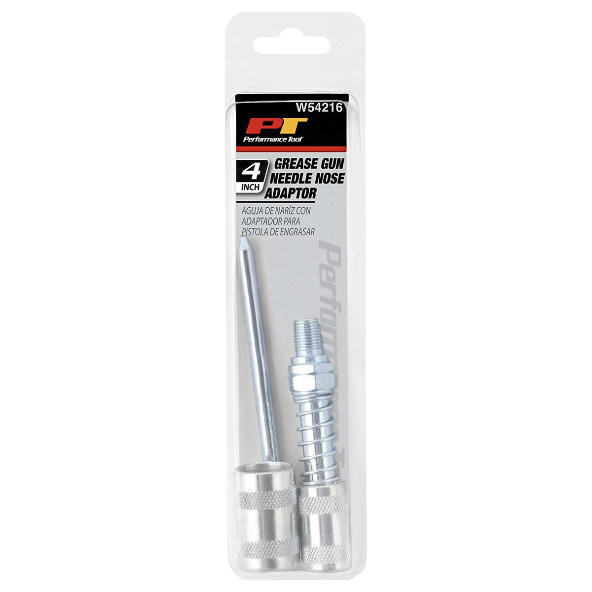 Performance Tool W54216 Grease Gun Needle Nose Adapter, 4"