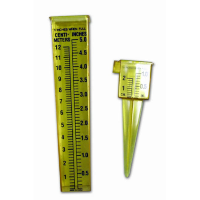 Taylor 2715 Rain & Sprinkler Gauge Combination with Bold Graphics
