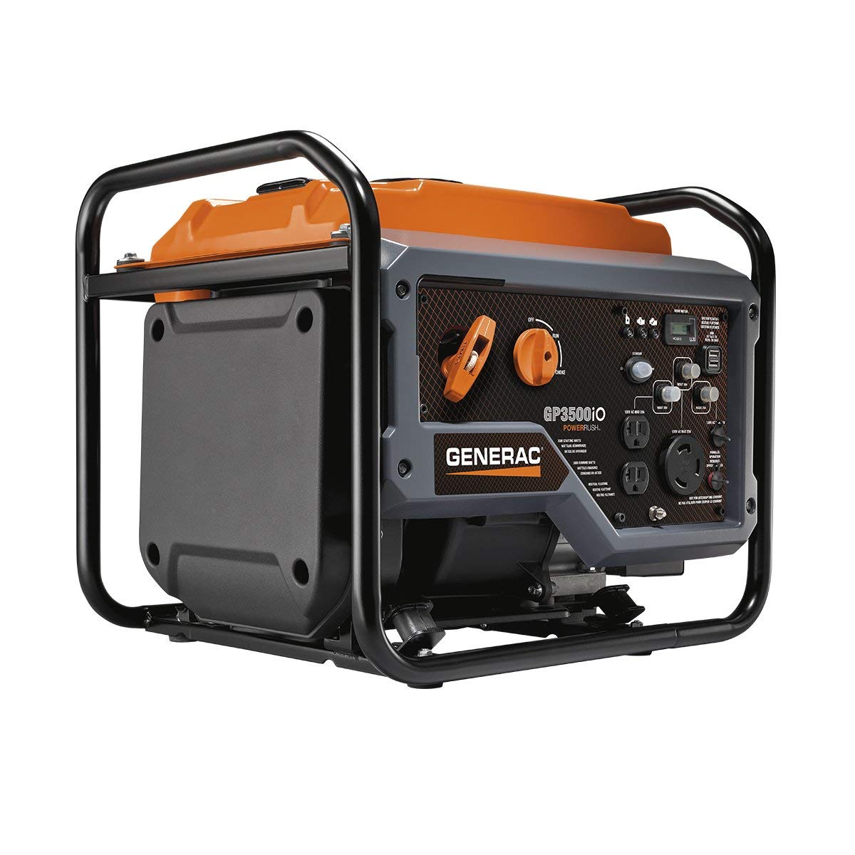Generac 7128 GP Series 3500iO Portable Generator with Open Frame, 3000 Watts