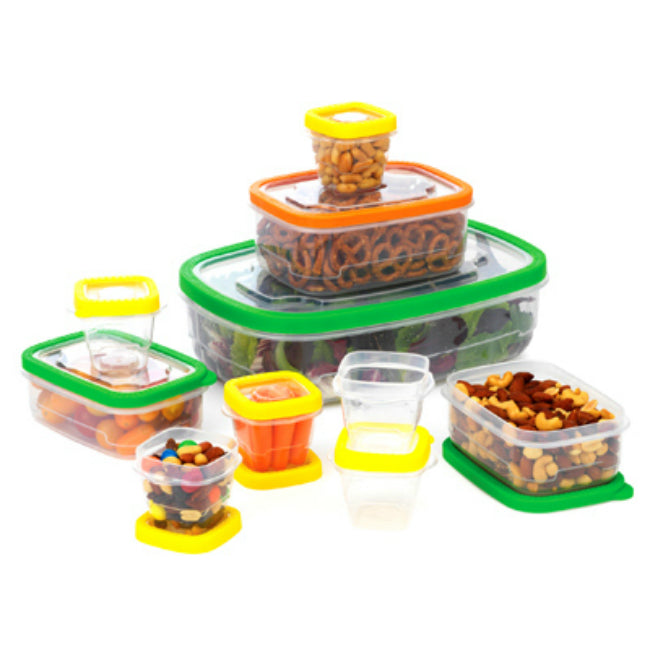 Good Cook 10772 Flex Trim Plastic Container Set, 20-Piece