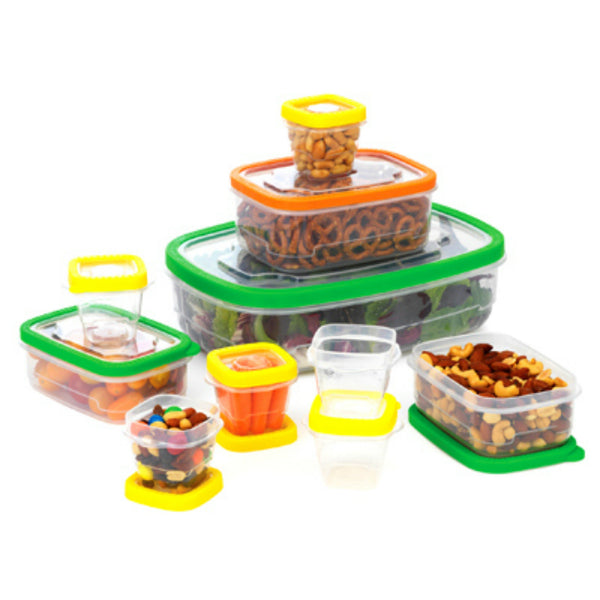 Good Cook 10772 Flex Trim Plastic Container Set, 20-Piece