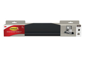 Command HOM21S-ES Picture Ledge with 10 Strips, Slate, 21"