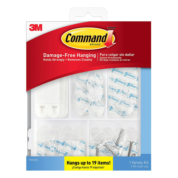 Command 17232-ES General Purpose Variety Kit, Clear