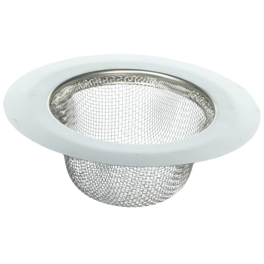 Whedon DP22C Stainless Steel Mesh Kitchen Strainer with Wide Chrome Rim