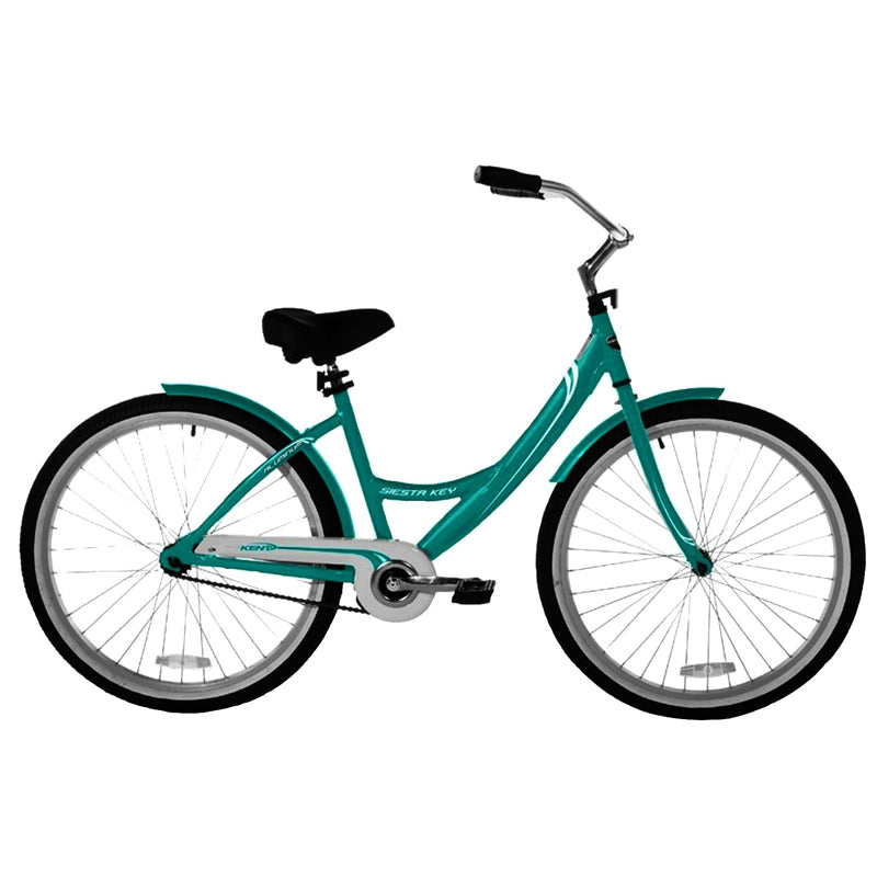 Kent 82663 Ladies Cruiser Bicycle, Aluminum, Aqua, 26"