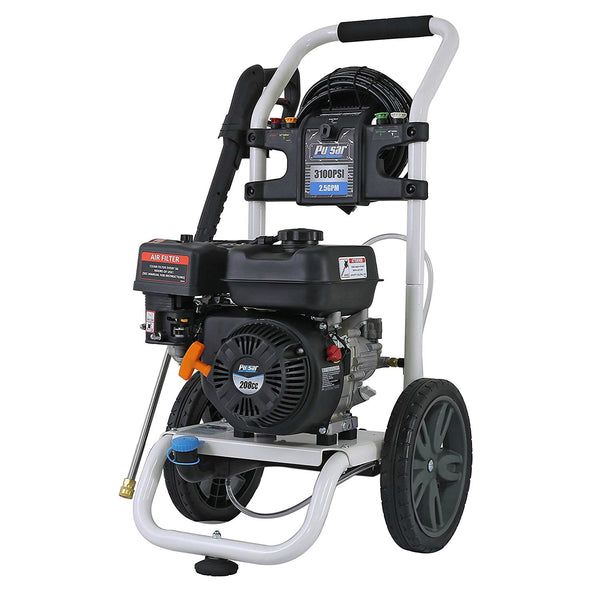 Pulsar PWG3100VE 2.5-GPM Gas Electric/Recoil Start Axial Cam Pump Gas Pressure Washer, 3100 PSI