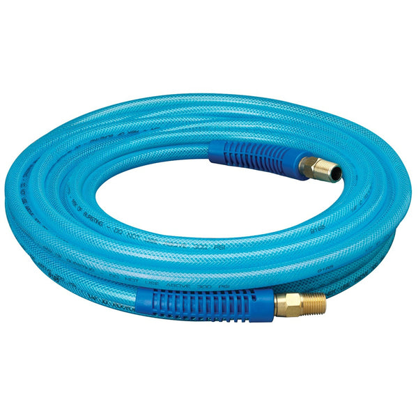 Amflo 12-25E Polyurethane Air Hose, Blue, 1/4" X 25'