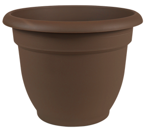Bloem 20-56312CH Ariana Self Watering Plastic Planter, Chocolate, 12"
