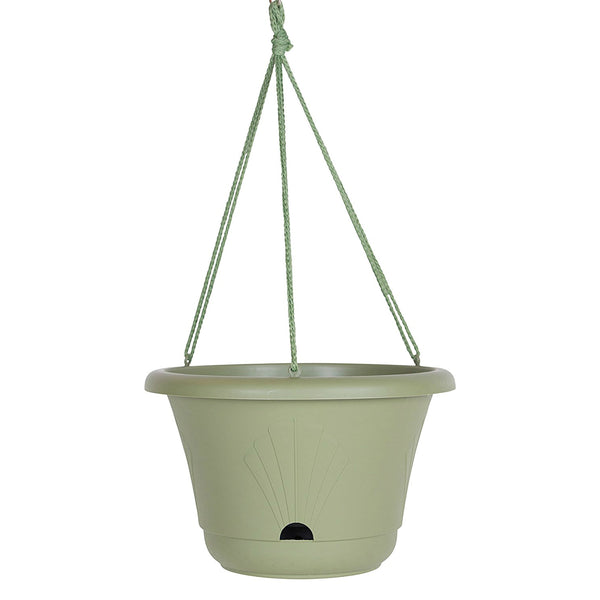 Bloem LHB1342 Lucca Hanging Basket with Self Watering System, Living Green, 13"