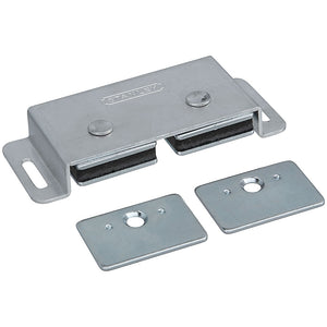 National Hardware N710-508 V45 Double Magnetic Catch, Aluminum