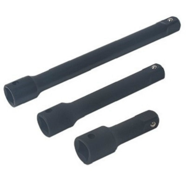 Master Mechanic JK180419V Impact Extension Bar Set, 1/2" Drive, 3-Piece