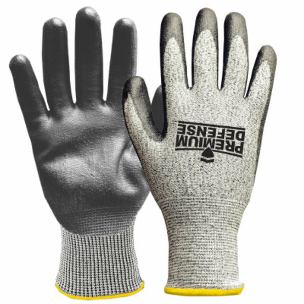 Premium Defense 7007-26 Men's Cut Resistant Glove, Gray, Medium