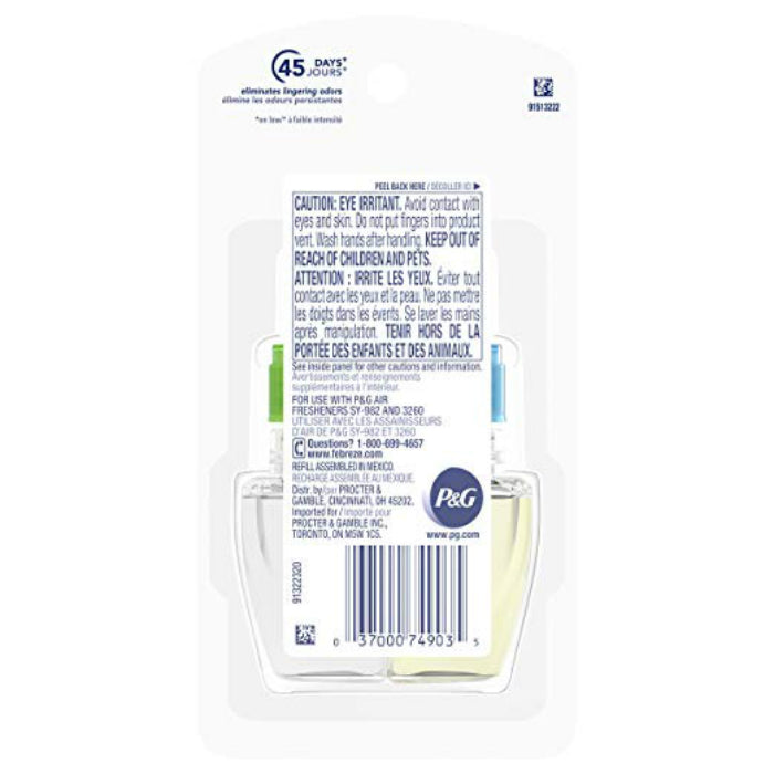 Febreze 74903 Gain Original Scent Plug, 0.879 Oz