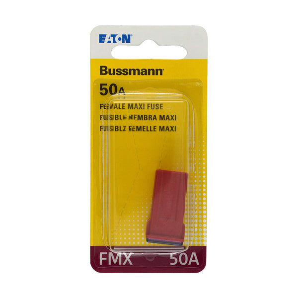 Bussmann BP/FMX-50-RP Female Maxi Fuse, Red, 50 Amps