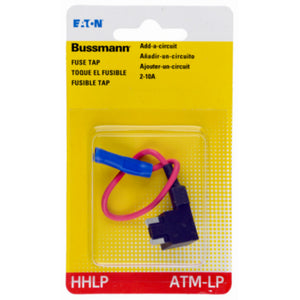 Bussmann BP/HHLP-RP ATM Add-a-Circuit Low-Profile Fuse Tap, 2-10 Amp
