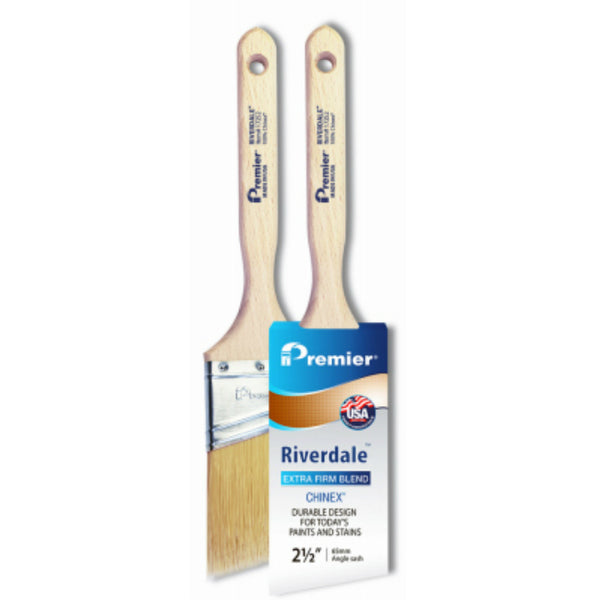 Premier 17252 Riverdale Chinex Angle Sash Paint Brush, 2.5"