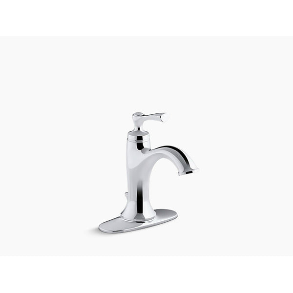 Kohler R72782-4D1-CP Elliston Single-Hole Bathroom Sink Faucet, Chrome, 1.2 GPM