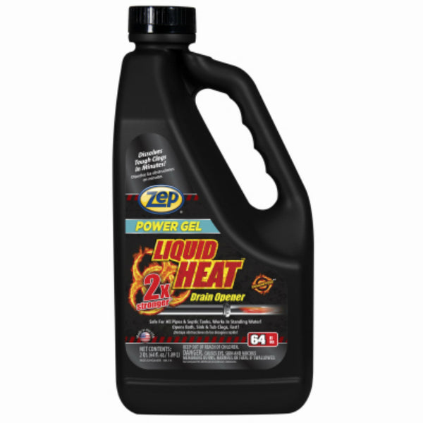 Zep ZULHG64 Liquid Heat Drain Opener, 64 Oz