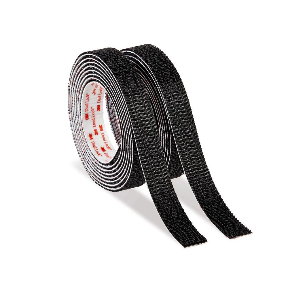 Scotch RF6761 Extremely Strong Fastener, Black, 1" x 10'