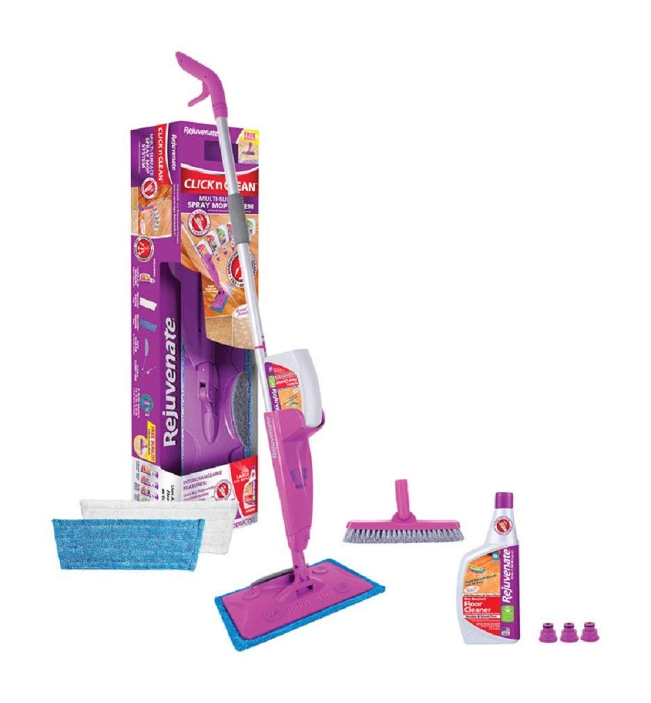 Rejuvenate RJCLICKMOP1 Click-N-Clean Multi Surface Spray Mop System