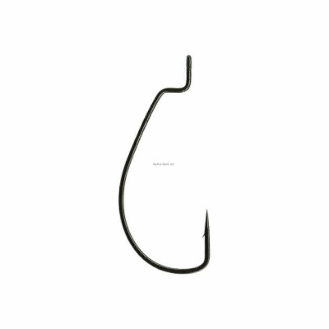 Gamakatsu 0414-0212 Plastic Worm Hook with Needle Point, NS Black, 3/0, 5-Pack