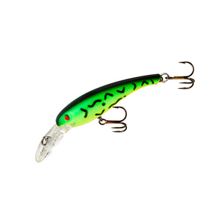 Cotton Cordell 0141-3565 Floating Wally Diver Crankbait Lure, Firetiger, 2-1/2"
