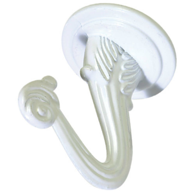 Hillman Fasteners 122234 Swag Hooks, White, 2 Pack