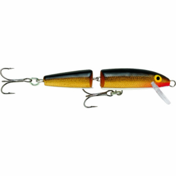 Rapala 0140-3802 Floating Jointed Minnow Lure, Gold, 2", 1/8 Oz