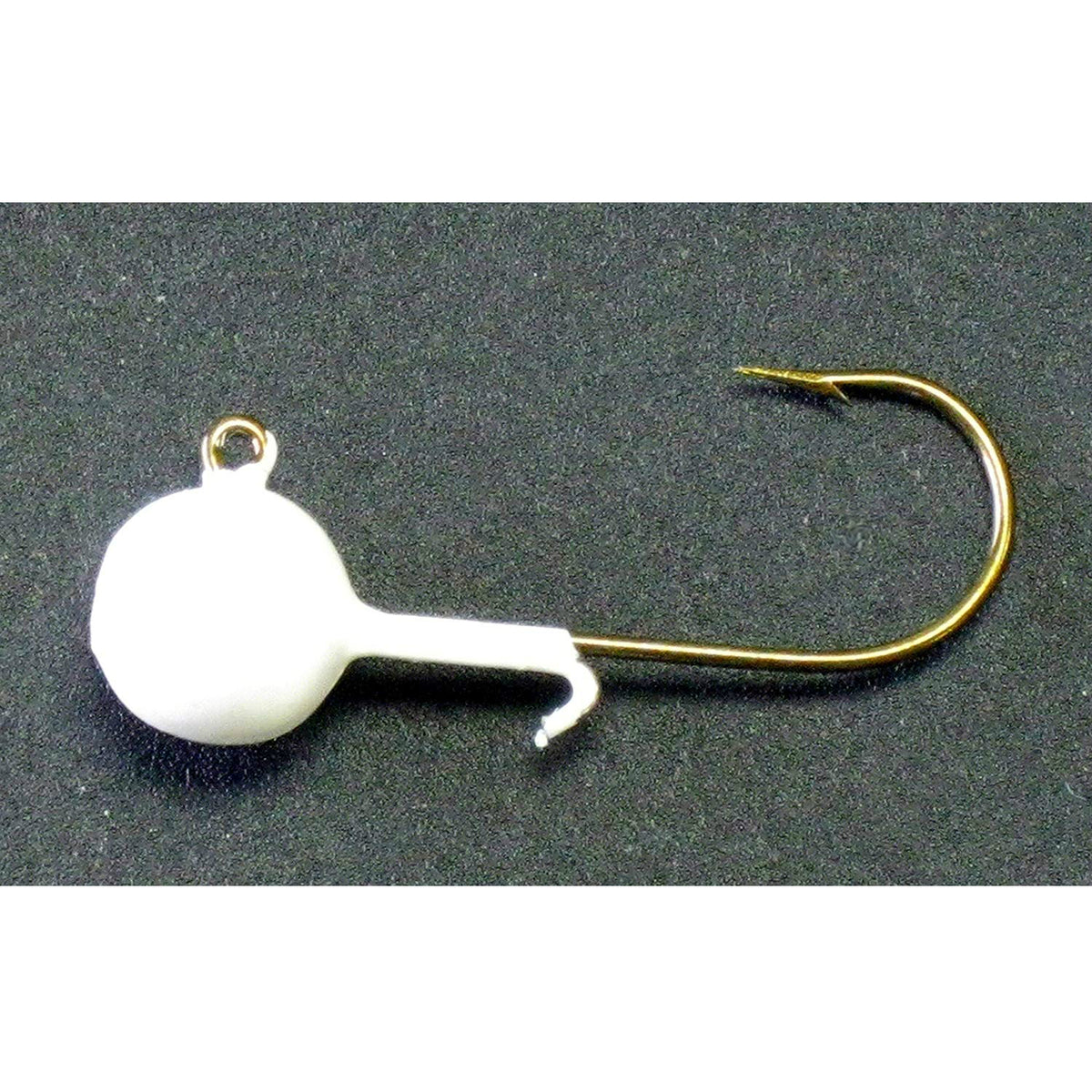 Kalins 0146-0630 Triple Threat Crappie Jighead, White, 1/16 Oz, 10-Pack
