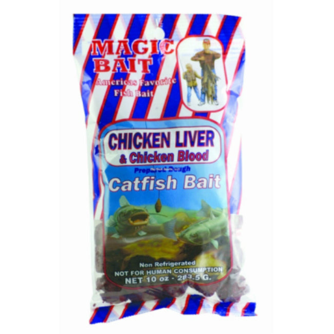 Magic Bait 0133-0053 Chicken Liver & Chicken Blood Catfish Bait, 42-12