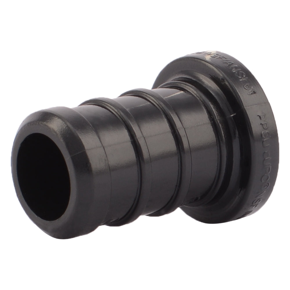 SharkBite UP514A5 PEX Poly Alloy Barb End Cap, 1/2", 5-Pack