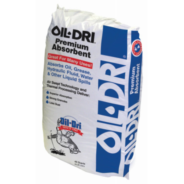 Oil-Dri I05040-G50 Premium Absorbent with Air Swept Technology, 40 Qt