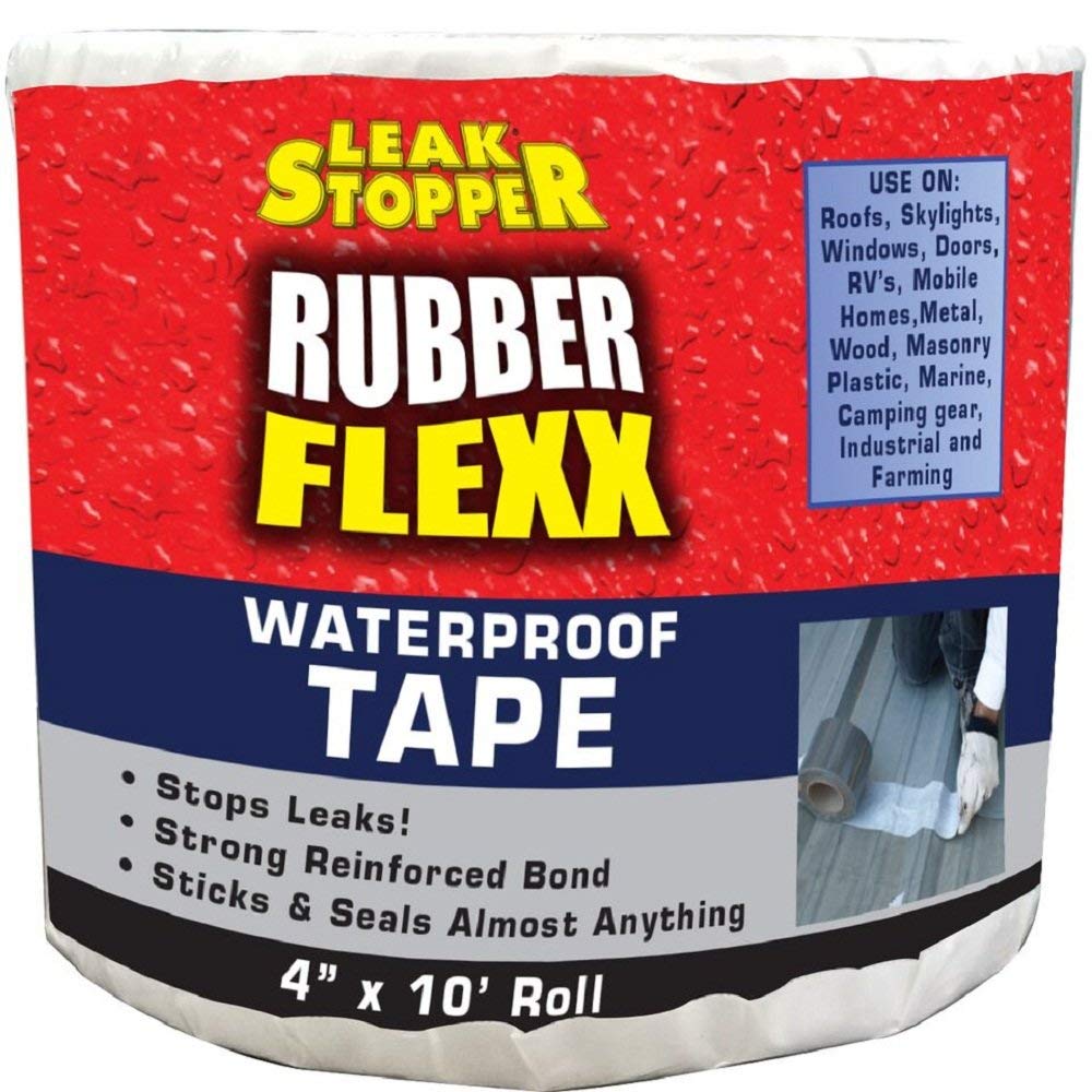 Leak Stopper 4602-GA Rubber Flexx Waterproofing & Seam Tape, 4" x 10'