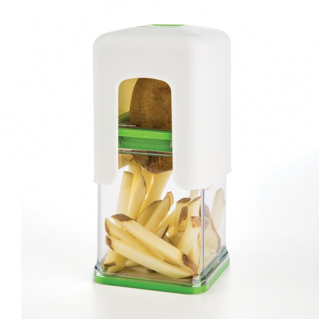 Prepworks GPC-3670 Tower Fry Cutter with Pop-out Pusher