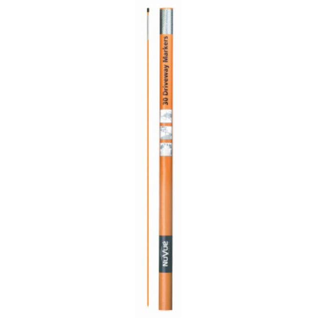 NuVue 2676 Contractor Pack Fiberglass Marker, Orange, 46"