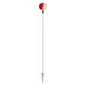 NuVue 2665 Telescopic 360-Degree Reflective Marker, Red & White, 46" - 72"