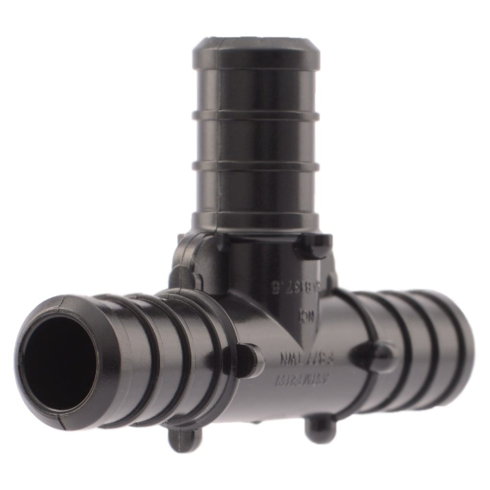 SharkBite UP362A5 PEX Poly Alloy Barb Tee, 1/2", 5-Pack