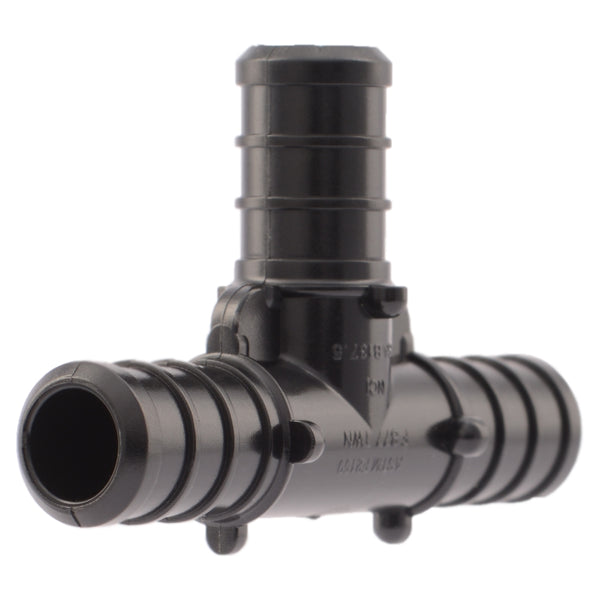 SharkBite UP362A5 PEX Poly Alloy Barb Tee, 1/2", 5-Pack