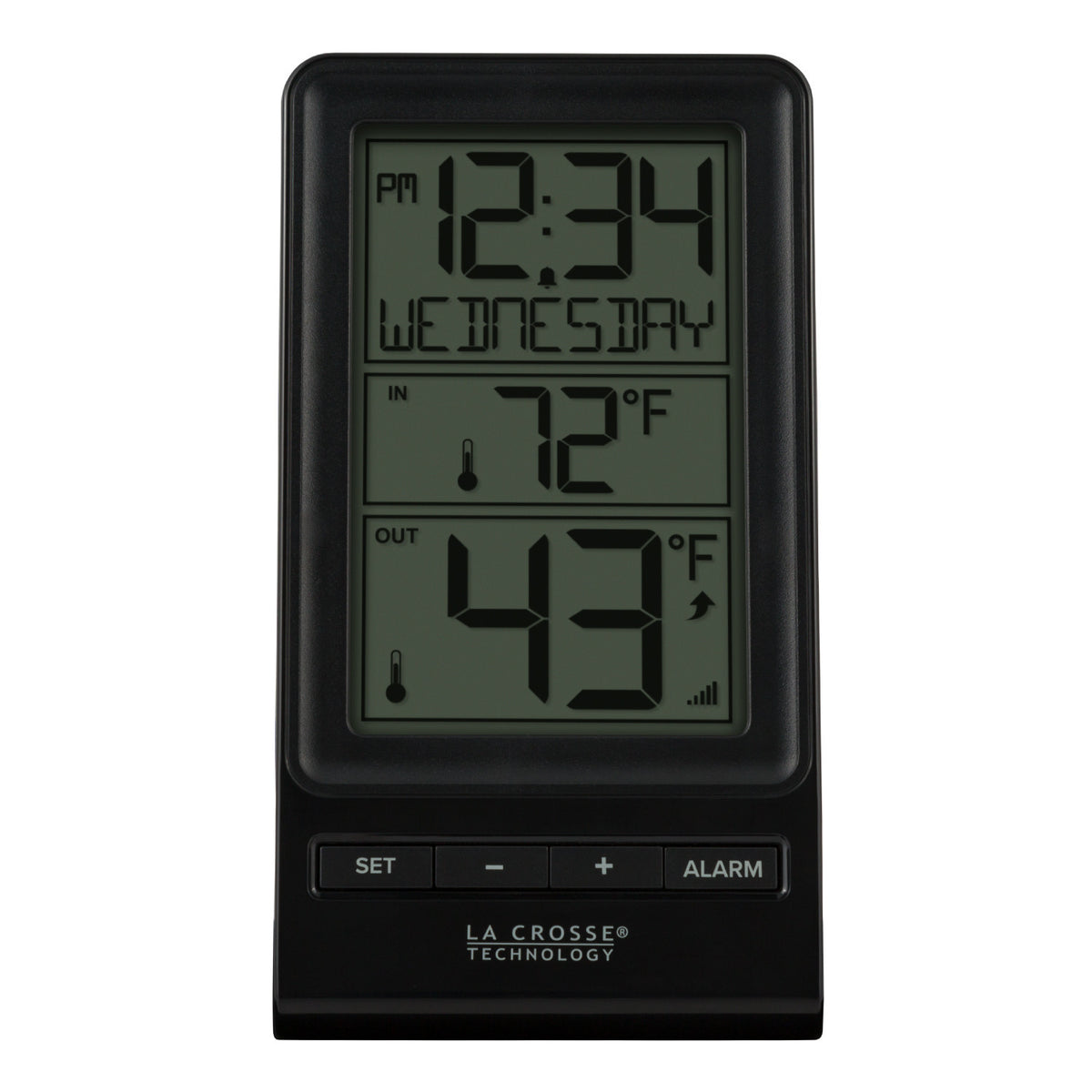 La Crosse 308-1415BW Wireless Thermometer w/ 12/24 Hour Time Display