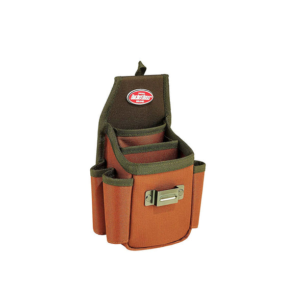 Bucket Boss 54175 Utility Plus Pouch with FlapFit, 3-Pockets