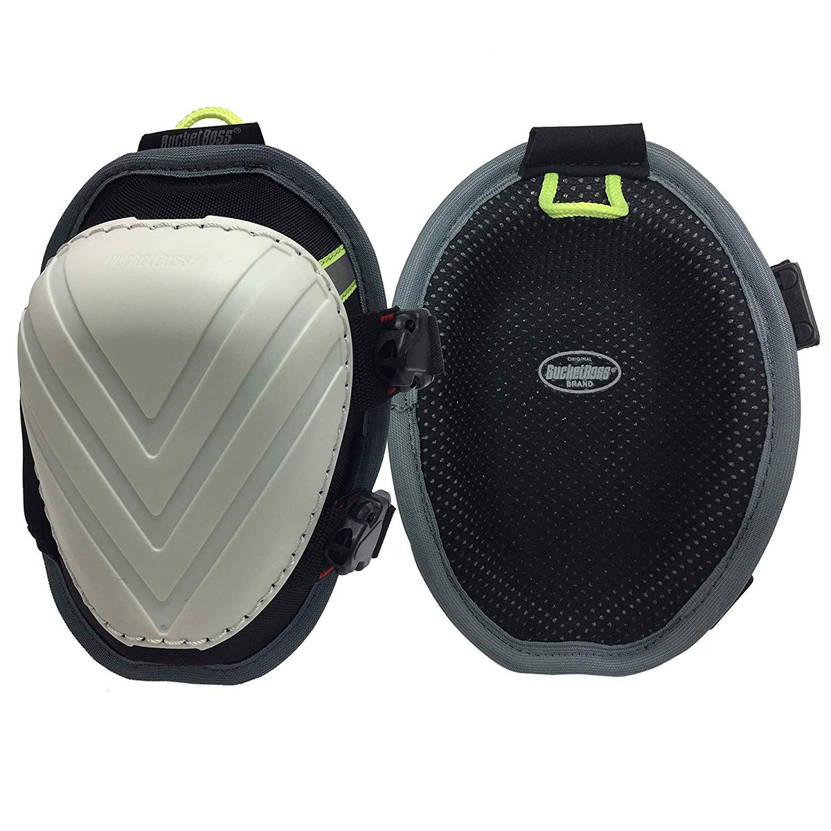 Bucket Boss FX1 Molded Swivel Knee Pad with Elastic Straps & Buckle Closure