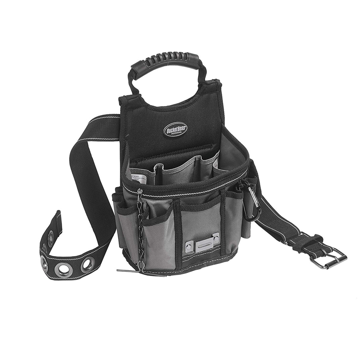 Bucket Boss 55300 Sparky Utility Pouch with 2" Web Belt, 17-Pockets