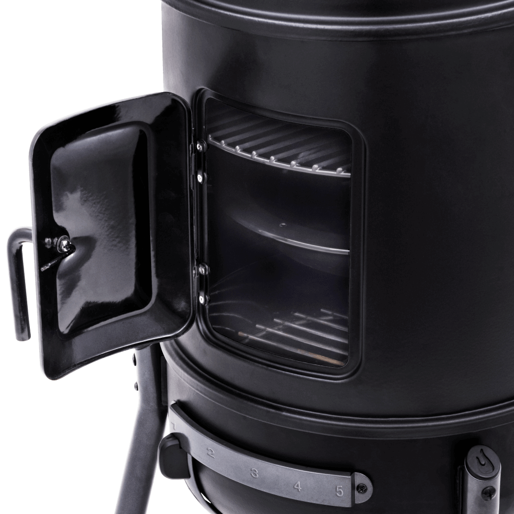 Char-Broil 18202075 Bullet Smoker with Airflow Control System, 16"
