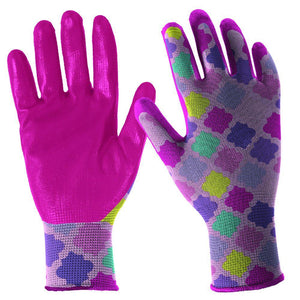 Digz 7662-26 Girl's Latex-Free Nitrile Dipped Garden Glove, Youth