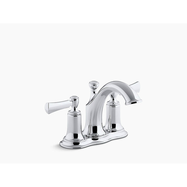 Kohler R72780-4D1-CP Centerset Bathroom Sink Faucet, Polished Chrome, 1.2 GPM
